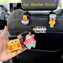 SpongeBob SquarePants 1个,方裤,可爱挂钩,创意汽车挂钩,趣味卡通汽车挂钩,可爱卡通人物,方裤及其他角色设计,个性化礼物(款式随机) - Style A - 查看 13