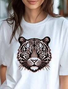 'Summer Vibes' Print T-Shirt, Size S, Cute T-Shirt, Party T-Shirt, Beach T-Shirt, Summer T-Shirt - 黃色 - 查看 1