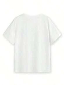 'Summer Vibes' Print T-Shirt, Size S, Cute T-Shirt, Party T-Shirt, Beach T-Shirt, Summer T-Shirt - 淡粉紅色 - 查看 5