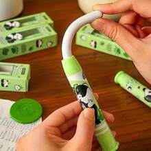 Bộ 3 cục tẩy hình gấu trúc dễ thương, tẩy bút chì không để lại cặn, màu xanh lá cây, thích hợp cho văn phòng, trường học, vẽ tranh, chất liệu PVC bền chắc, đồ dùng văn phòng phẩm vui nhộn, quà tặng tựu trường. - Bộ - Xem 8