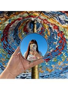 6pcs Selfie Essential Tool, This Portable Round Mirror Is Perfect For Taking Photos, Available In Two Sizes, Convex Lens Design For Wide-Angle Photos. A Must-Have Travel Gift For Friends - A - View 4