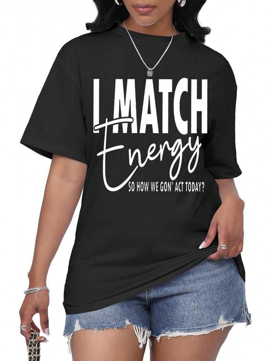 Camiseta unisex de manga corta, camiseta holgada para mujer, camiseta estampada de manga corta, top casual holgado de verano, playeras hombre, spiderman, ,  mujer, romwe men, boho chic, regalos para maestros, camiseta de mujer, conjuntos curvy para mujer, y2k. - Negro - Ver 1