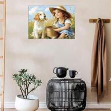 Adults Paint By Number Kits, Framed Painting By Numbers Kits On Canvas, Color By Numbers Adult Watercolor Gifts For Friends Wall Decor Child - Child - View 7