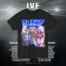 Camiseta unisex, IveLizRetroAños 90VintageGráficoUnisexoHeavyTee:BuceoKpopConciertoTourMercancía&Regalo2026,ropademujerblusasparadamacasualescamisasdemujerblusablusasparamujercamisas, GráficasimpresoAmigable con la piel, estilo de los 90Retro, Ropa Urbana, De ModacasualCamisetas, GráficasimpresoAmigable con la piel, estilo de los 90Retro, Ropa Urbana, De Modacasualcamisetas - Negro - Ver 5