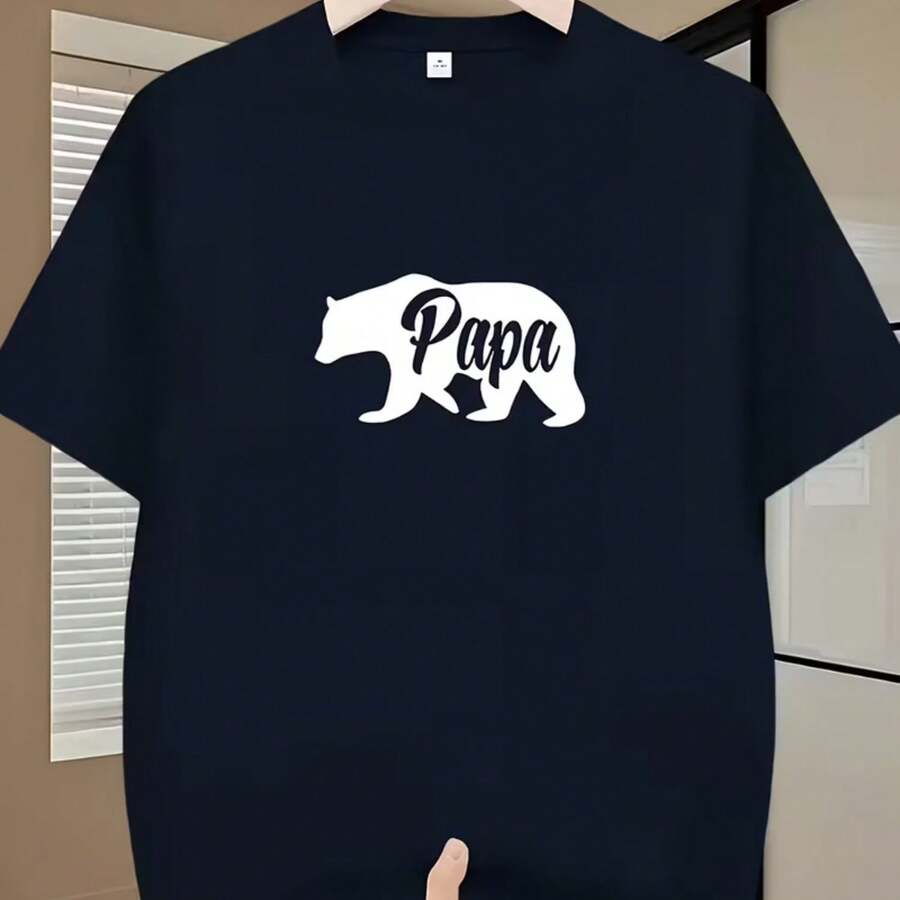 Camiseta impresa para hombres y mujeres - Negro - Ver 1