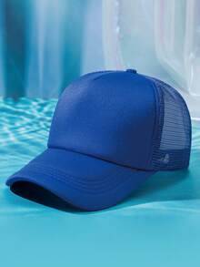 1 pieza Gorra de béisbol de mujer de malla de dos colores transpirable - Multicolor - Ver 30