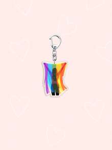 1/7件套 LGBT骄傲主题亚克力钥匙扣，可爱彩虹香蕉熊包挂饰，性感吐舌彩虹，彩虹旗代表女同性恋、双性恋、跨性别者、非二元性别者、无性恋及进步，可爱汽车钥匙扣、挂绳及手机装饰，是送给男朋友、女朋友、派对礼物、毕业礼物、手机装饰的理想之选，也是骄傲月、LGBT朋友及盟友的完美礼物。 - 彩色 - 查看 7