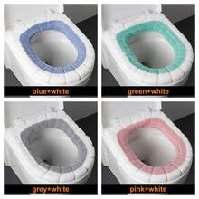 2856 Thick Plush O-Shaped Warm Toilet Seat Cushion, Universal Toilet Seat Cushion, Reusable Winter Toilet Seat Cushion, Toilet Seat Cover - 4個不同顏色的部件 - 查看 1