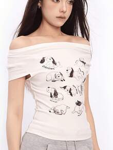 Women Tops - White - View 5