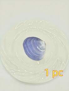 1pc/10pcs Purple Large Seashell, Ocean Style Fashion Purple Striped Shell DIY Material Natural Snow Toad Micro Landscape Fish Tank Decor Mediterranean Style Wind Chime Photo Frame Production Decoration Accessories, Handmade Souvenir, Beautiful Self-Made Ocean Style Series DIY Material, Colorful Charming Seashell Wall Decoration, Halloween Gift - Set - View 9