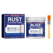 Jakehoe Rust Converter Primer Metal Iron Gate Gear Stairs Handrail Corrosion Prevention Rust Remover Paint Outdoor Indoor Metal Surfaces - màu xanh da trời - Xem 10