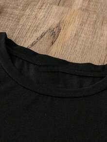 Women's Fitted Short-Sleeved Crew Neck T-Shirt With Bull Head Print, Suitable For Summer - Casual Cotton Street Style - 2 - 查看 4