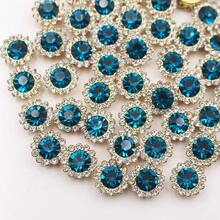 50 Pcs/Bag 12mm Sunflower Water Drop Pearl Flower Disc DIY Hair Accessories Accessories - Multicolor - View 12