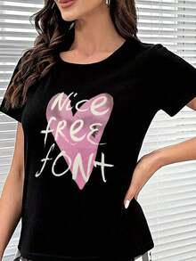 Camiseta de Verano para Mujer ClassicTeam Jesus, Miembro de por Vida, Fe Cristiana, Estampado Gráfico de la Cruz Roja,% Algodón - Negro 4 - Ver 7