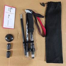 Foldable Hiking Poles Multifunctional Aluminum Alloy Ultralight Portable Suitable For Hiking Trekking Climbing Walking Stick Compact Fits In Backpack - Foldable - View 13