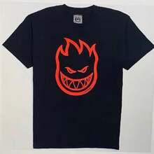 ZUMIEZSpitfireBighead Black And Red T-Shirt - 黑色 - 查看 2
