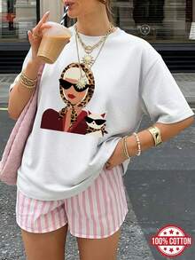 Women T-Shirts - White - View 7