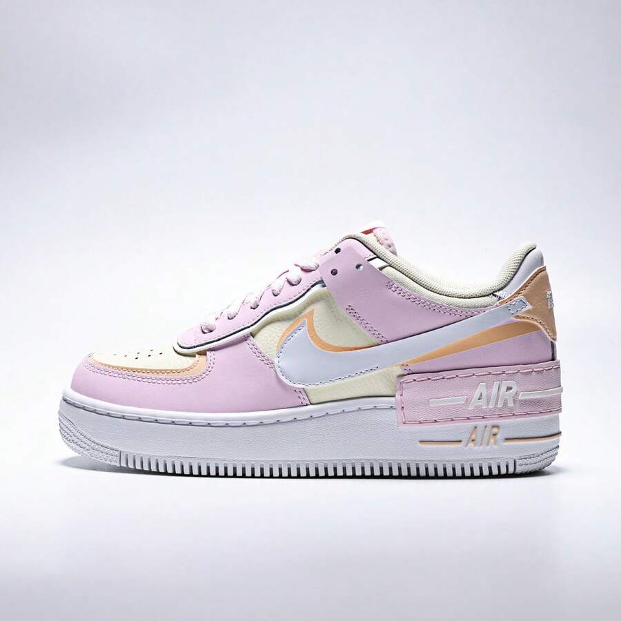 Nike Giày thể thao nữ W AF1 SHADOW, cổ thấp, DZ1847-600 - Màu Hồng baby - Xem 1