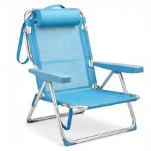 Sedie da spiaggia - Blu - Visualizzare 4
