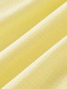 YHHSHEIN MOD Petite Vestido con lazo en la espalda de color amarillo para mujeres, romántico y bohemioYHH - Amarillo - Ver 6