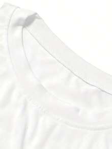 Camisetas de mujer minimalistas básicas, camiseta casual de talla grande para mujer, "Busco a Dios, Dios escucha", camiseta estampada de cuello redondo, cómoda y holgada para uso diario, adecuada para todas las estaciones, camiseta lavable a máquina, ropa de mujer para el Día de San Valentín, conjuntos para citas, Navidad, conjuntos sexys para uso diario casual, camisetas de algodón para mujer. - Blanco - Ver 6