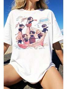 Women T-Shirts - White 1 - View 8