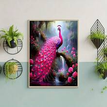Kit de pintura de diamantes 5D - Diamante redondo completo, patrón de pavo real, juego de manualidades acrílicas para decoración del hogar, kit de pintura de diamantes sin marco, regalo creativo - Ver 11