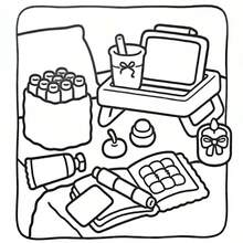 1 Adult & Teenage DIY Coloring Book, Cute & Comfortable Themed, Helpful For Stress Relief. The Coloring Book Design Is Bold & Simple, Suitable For Relaxation, Entertainment And Soothing Emotions. A Perfect Gift For Family & Friends, Also A Must-Have Coloring Book For Back To School Season. Pens Not Included. - Single Piece - View 3
