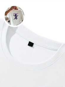 1 Women's Blouse, Beautiful Blouses For Women, Women's Clothing Sets, Caifanes Image T-Shirt, 180G, Black And White, Mexican Rock Band Print, High Quality Print On Round Neck, Basic Loose Fit, Breathable, Versatile, Machine Washable, Comfortable, Size S ~ 3XL, Essential Daily Casual Sporty For Summer. - 黑色 - 查看 6