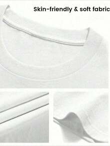 Funny Lesbian T-Shirt, Cheeky T-Shirt, Inappropriate T-Shirts For Women, Out-Of-Control T-Shirt, Offensive And Embarrassing T-Shirts, Funny Gen Z Meme Gift, Classic Heavyweight Cotton Short Sleeve T-Shirt, 100% Cotton, Graphic Print T-Shirt, Casual Short Sleeve Top For Women. - 白色 - 查看 3