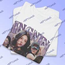 Camiseta  NINGNING - Camiseta Musical Vintage con Gráficos de Girlband - Moda para Fans - Blanco - Ver 3