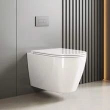 Toilettes - WC grand format + couvercle UF à bord fin - Voir 7