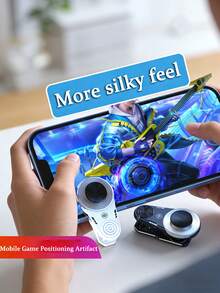 Mobile Game Clip-On Joystick – Sweat-Resistant Precise Control, 360° Maneuverability, Anti-Slip Gaming Accessory For MOBA/FPS Games, Compatible With Phones, Enhance Gaming Experience - Multicolor - View 3