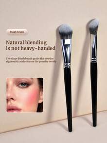 1 cọ má hồng vát, cọ nền chuyên nghiệp #47, cọ Kabuki, cọ nền, tạo khối, che khuyết điểm, cọ trang điểm mặt cho nữ, cọ trang điểm chuyên nghiệp, cọ phấn phủ, cọ tạo khối, cọ che khuyết điểm, cọ highlight, cọ nền, cọ trang điểm thiết yếu cho người mới bắt đầu, dụng cụ trang điểm hoàn hảo, cọ trang điểm, thích hợp cho mùa xuân và mùa hè. - màu đen - Xem 1