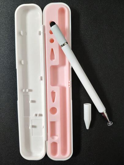 2件套（通用三合一触控笔+收纳盒），适用于智能手机、平板电脑、绘画、书写 - 兼容苹果、平板电脑、电容屏