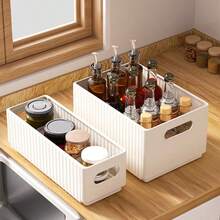 2/1pcs Foldable Plastic Storage Box, Multi-Functional Drawer-Style Storage Box, Large Capacity Wardrobe Organizer, Cosmetic Storage Box, Sock Divider Storage Box; Suitable For Wardrobe Storage, Desktop Organization, Home Storage, Bathroom Storage, Kitchen Storage, Dorm Storage, Makeup Storage; Foldable Space-Saving, Essential Home Storage Item, Valentine's Day Gift, Valentine's Day Decoration Storage, Holiday, Back To School, Dorm Storage Organizer - Cream Door - View 6