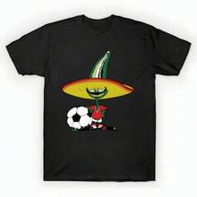 Pique - Mexico 86 T-Shirt unisex de la de algodón puro de alta densidad de 220 g. C-AmiS-eta uniS-ex 100 % aL-Godón de - Tejido de alta densidad. Apta para todo tipo de perS-onas, ya sean mujeres o hombres. Tejido duradero de alta C-Alidad apto para todas las estaciones, suave al tacto pero duradero. Tops transpirables. Conjuntos de otoño para mujer. Conjuntos de vaC-Aciones para mujer. Disfraz de Halloween para mujer. - Negro - Ver 6