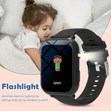 1.83 Inch Smart Watch For Kids, Built-In Camera, Growth Album, 18 Games, Calculator/Calendar/LED Flashlight, Perfect Gift For Boys And Girls - Multicolor - View 6