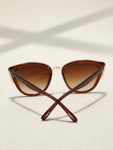 1 Pair Cat Eye Shaped  For Women And Men, Suitable For Vacation, Travel, Festival Outfits, Sports Style, Electronic Music Festival, Summer Accessories, Beach, Family Outing, Golf, Hiking, Driving, Outdoor Activities, Casual Outfits, Holiday Atmosphere, Elegant Attire, Street Style Accessories, Sports, Party, Street Style, Fishing, Holidays, Outdoor Activities, Vacation2026 - màu nâu - Xem 2