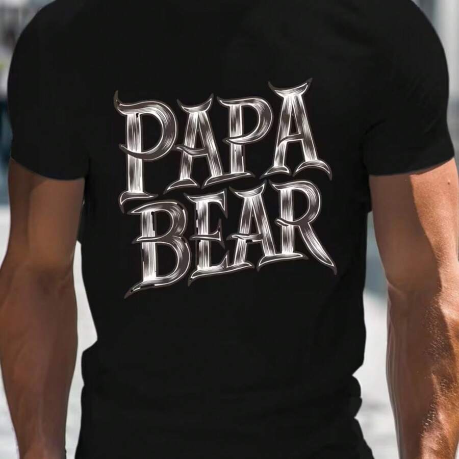 Camiseta impresa para hombres y mujeres - Negro - Ver 1