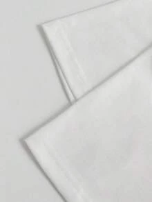 Camiseta suave 100% algodón, camiseta casual para mujer con estampado de labios punk, cuello redondo, manga corta, estilo gótico, ropa de calle, camiseta de verano transpirable de algodón, combina con todo, genial. - Blanco - Ver 4