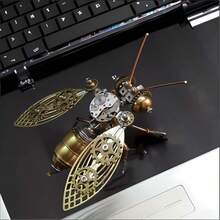 機械金屬DIY 3D模型套件拼圖 成人昆蟲黃銅拼圖 蒸汽龐克電動機械組裝 DIY禮物手工藝愛好 男士適用 () - 彩色 - 查看 3