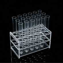 1pc 18-Hole Acrylic Transparent Test Tube Rack, Acrylic Transparent Test Tube Rack, Centrifuge Tube Rack, Laboratory Display Rack, Laboratory Supplies, 16mm Diameter, Suitable For Chemical Laboratory Test Tubes - View 6
