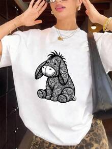 Women T-Shirts - White - View 3