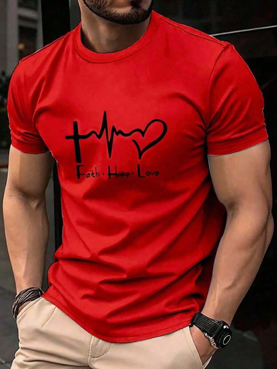 Men T-Shirts - Blue - View 1