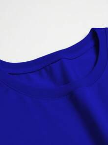 Printed Short-Sleeved T-Shirt, Ideal For Summer, Featuring Benedictine Elements, Suitable For Fathers, Husbands, Grandfathers - Available In Sizes S-2XL, Perfect As A 's Day Gift, Ideal For Casual Daily Wear And Outdoor Activities. - 藍色 - 查看 5