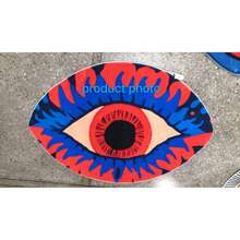 1pc Cartoon Big Eye Decorative Carpet, Bedroom Decor, Blue Eye Small Rug, Bathroom Mat, Home Decor, Living Room Carpet, Bedroom Rug, Living Room Home Decor, Outdoor Carpet, Washable Rug - Multicolor 4 - View 11