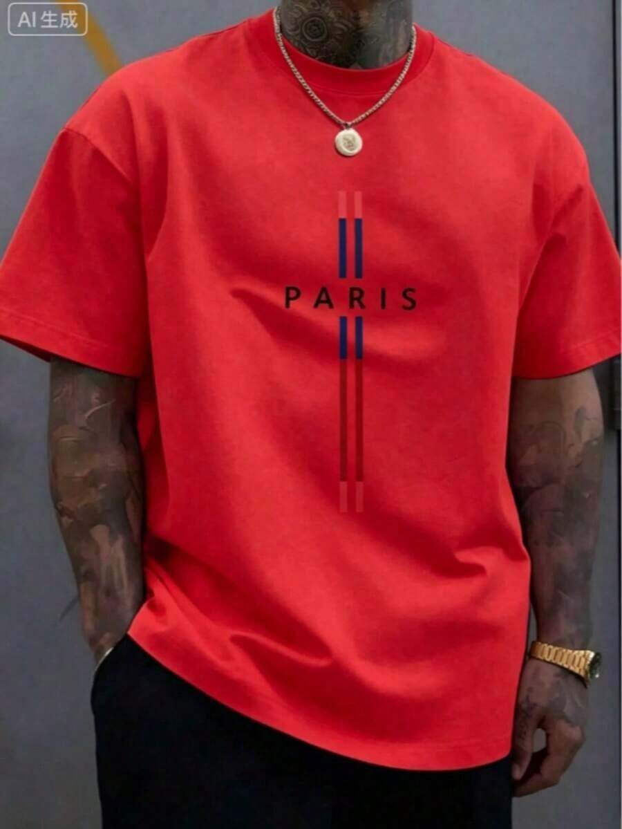 Men's Christian Faith Graphic T-Shirt - Way, Truth, Life Cross Design, 100% Cotton, Breathable Short Sleeve T-Shirt, Suitable For Casual And Outdoor Wear In Spring And Summer, Religious Theme Clothing, Bold Comfortable Style Graphic T-Shirt, Christian T-Shirt - Unisex Plus Size Top - 紅色1 - 查看 1