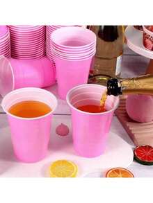 Bộ 10-100 cốc mini tái sử dụng, thích hợp đựng đồ ăn nhẹ, nước ép và dùng trong mọi dịp tiệc tùng. - Nhiều màu - Xem 8
