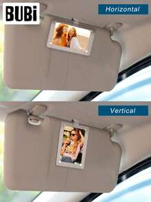 3.5 Inch Car Sun Visor Photo Frame Clip Holder Acrylic Magnetic Universal Picture Frame Family Partner Boyfriend Girlfriend Gift Souvenir Dog Cat Pet Supplies Accessories - Sunshade Photo Frame Clip - View 7